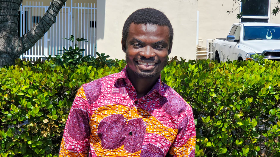 This fall, Frimpong Nana Asamoah will help two other graduate students learn Akan/Twi, the language spoken in southern and central Ghana.
